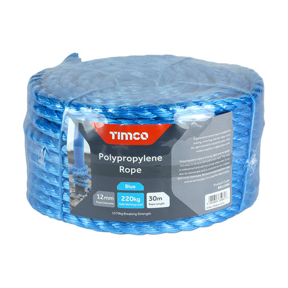 TIMCO Blue Polypropylene Rope on Coil