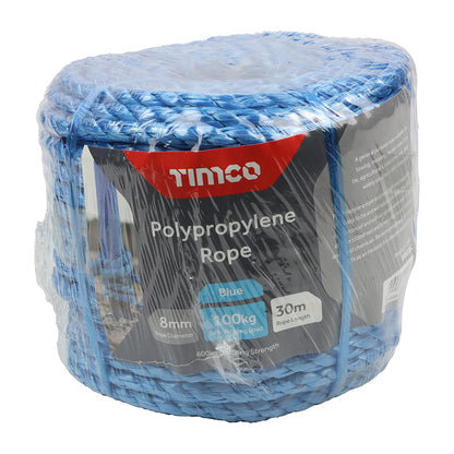 TIMCO Blue Polypropylene Rope on Coil