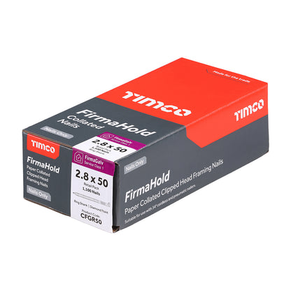 TIMCO FIRMAHOLD Clipped Head Nails - Retail Pack without Gas