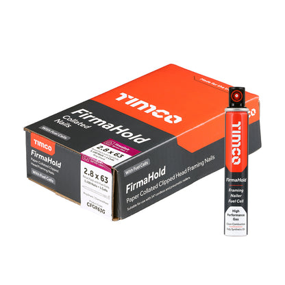 TIMCO FIRMAHOLD Clipped Head Nails - Retail Pack with Gas