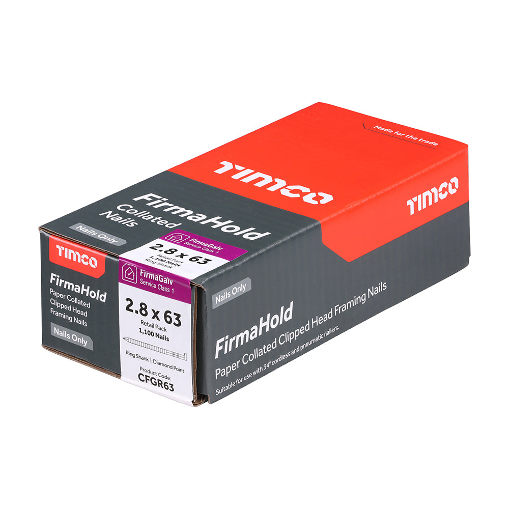 TIMCO FIRMAHOLD Clipped Head Nails - Retail Pack without Gas