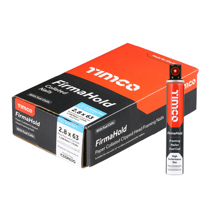 TIMCO FIRMAHOLD Clipped Head Nails - Retail Pack with Gas