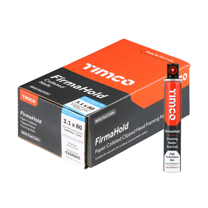 TIMCO FIRMAHOLD Clipped Head Nails - Retail Pack with Gas