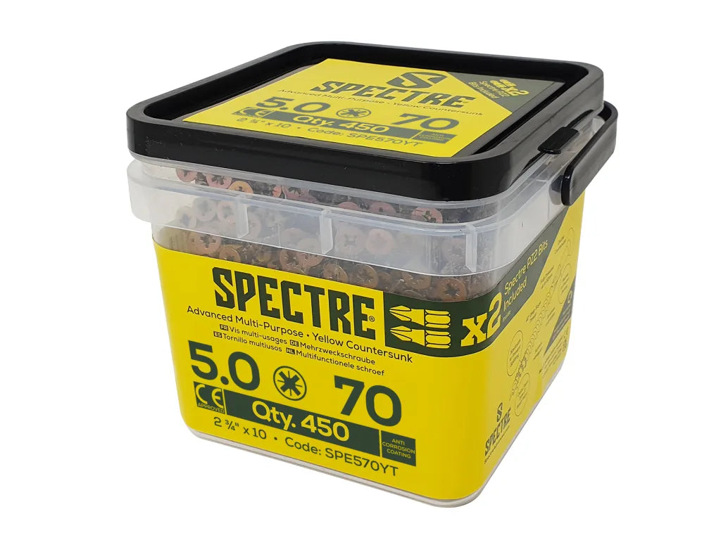 SPECTRE Advanced Multi-purpose Woodscrews