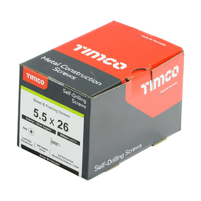 TIMCO Self-Drilling Metal Framing Low Profile Screws - Silver
