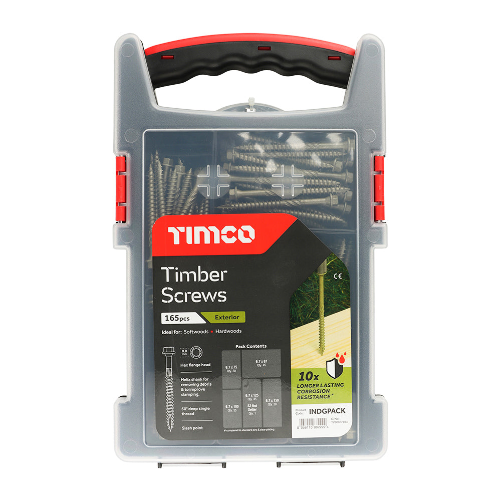 TIMCO Velocity Premium Multi-Use Screws - Grab Pack - Yellow