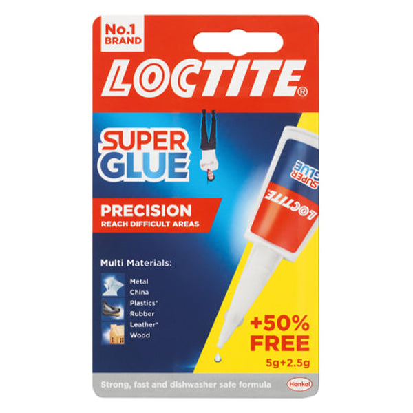 LOCSGL5GAVNR Super Glue Precision Bottle 5g + 50% Extra Free