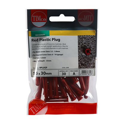 TIMCO Plastic Plugs