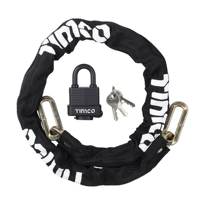 TIMCO Hex Steel Security Chain & Weatherproof Padlock