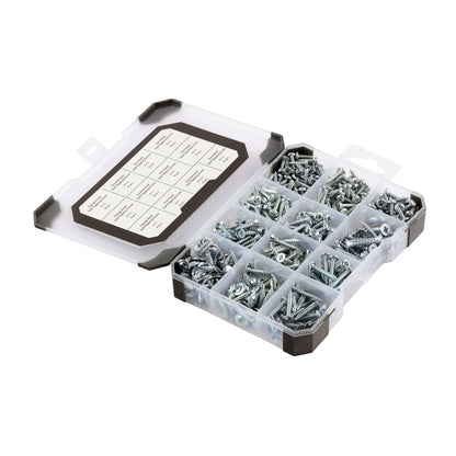 TIMCO Self-Tapping Screws Mixed Tray - Silver - 475 pcs