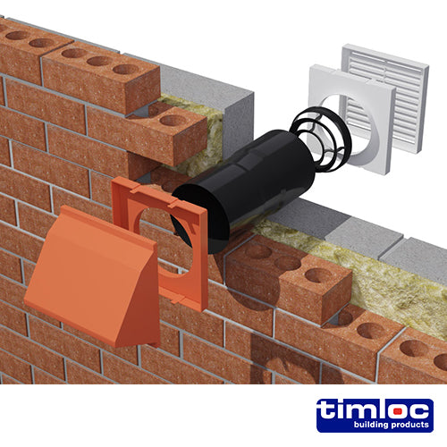 Timloc AeroCore Through-Wall Vent Set with Baffle