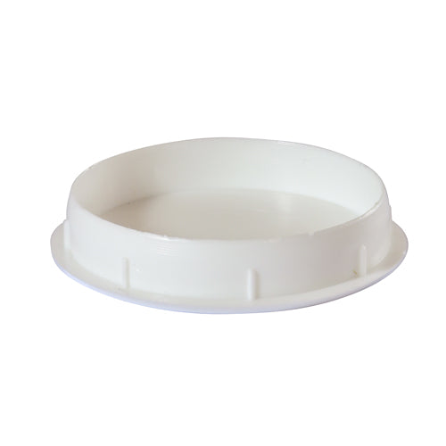 TIMCO Hinge Hole Cover Caps - White, 35mm