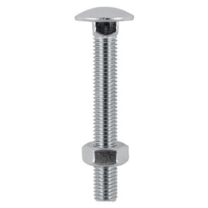 TIMCO Carriage Bolt & Nut - Stainless Steel