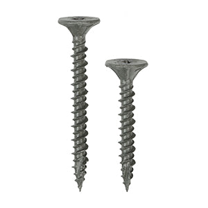 TIMCO Twin-Cut Cement Board Countersunk Exterior Screws - Silver