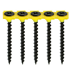 TIMCO Collated Drywall Coarse Thread Bugle Head Black Screws