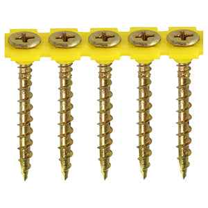 TIMCO Collated Solo Countersunk Gold Woodscrews