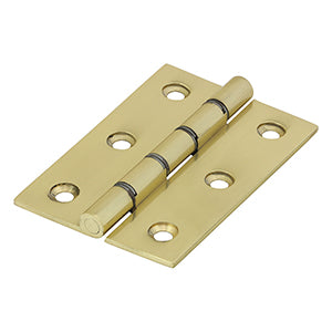 TIMCO Double Steel Washered Hinges - Solid Brass