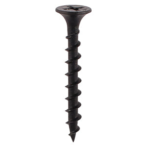 TIMCO Drywall Bugle Head Screws - Black - Coarse Thread