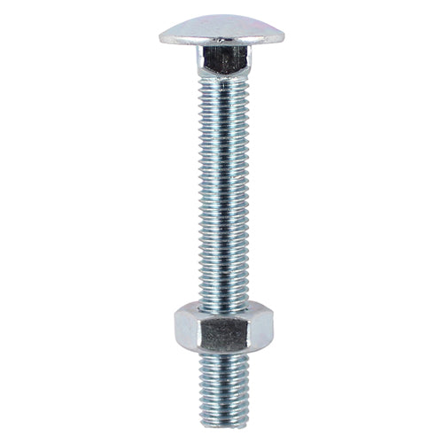 TIMCO Carriage Bolts & Hex Full Nut - Zinc