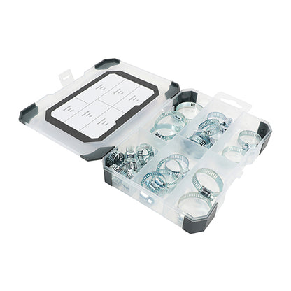 TIMCO Hose Clips Mixed Tray - 25 pcs