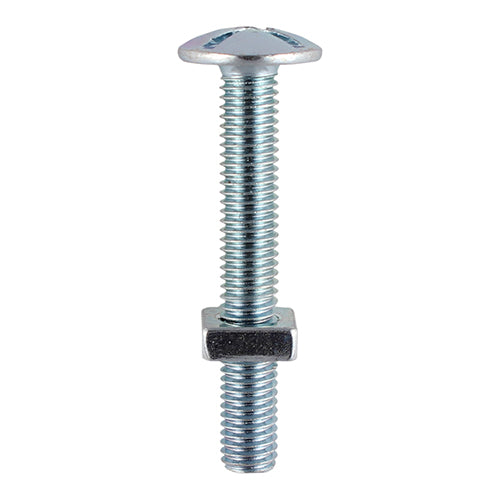 TIMCO Roofing Bolts & Square Nuts - Zinc