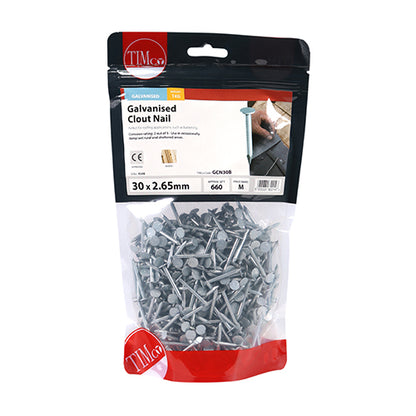TIMCO Clout Nails - Galvanised