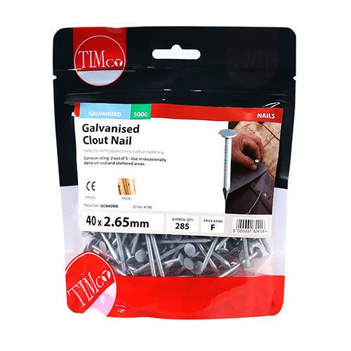 TIMCO Clout Nails - Galvanised