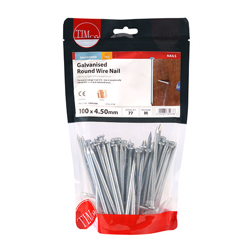 TIMCO Round Wire Nails - Galvanised