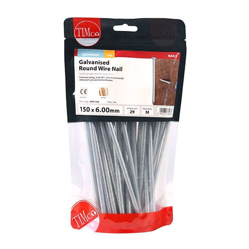 TIMCO Round Wire Nails - Galvanised