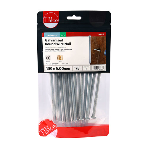 TIMCO Round Wire Nails - Galvanised