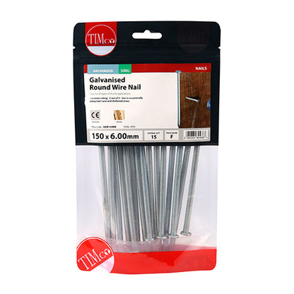 TIMCO Round Wire Nails - Galvanised