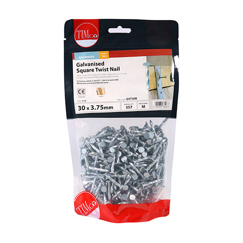 TIMCO Square Twist Nails - Galvanised