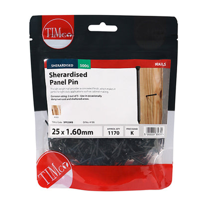 TIMCO Panel Pins - Sherardised