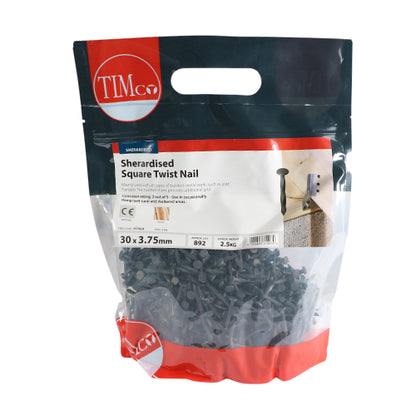 TIMCO Square Twist Nails - Sherardised