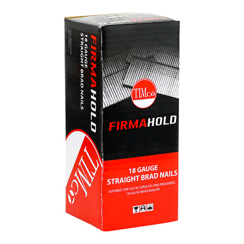 TIMCO FirmaHold Collated 18 Gauge Straight Brad Nails without Gas - Austenitic Stainless Steel (A2-304)
