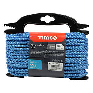 TIMCO Blue Polypropylene Rope on Winder