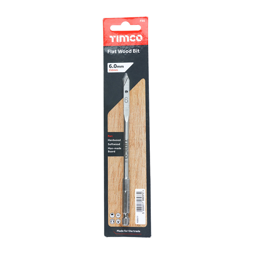 TIMCO Flat Wood Bit