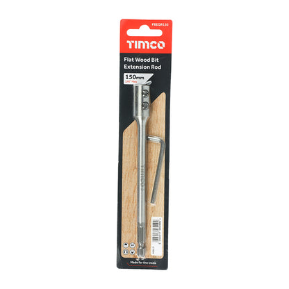 TIMCO Flat Wood Bits 1/4" Extension Rod