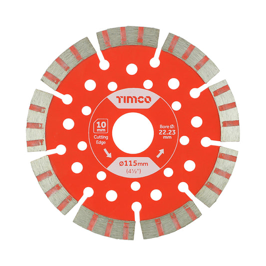 TIMCO Segmented Cutting Edge Diamond Blade