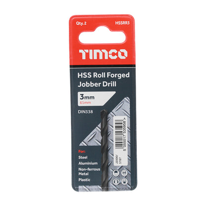 TIMCO Roll Forged Jobber Drills HSS - Metric