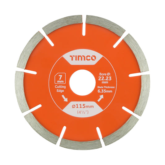 TIMCO General Purpose Mortar Raking Diamond Blade