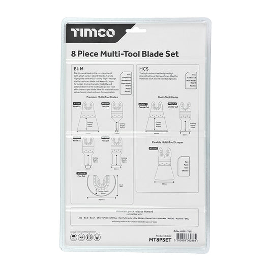 TIMCO Multi-Tool Sets 8 Piece Set