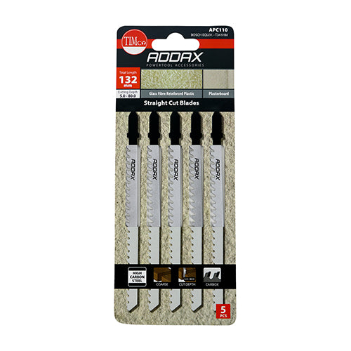 TIMCO Plasterboard & Cement Board Cutting Jigsaw Blades