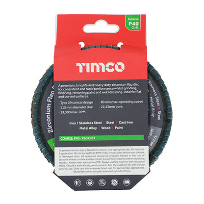TIMCO Flap Disc Zirconium