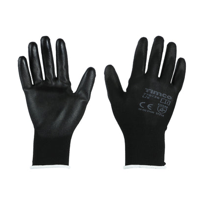 TIMCO Durable Grip PU Coated Polyester Gloves