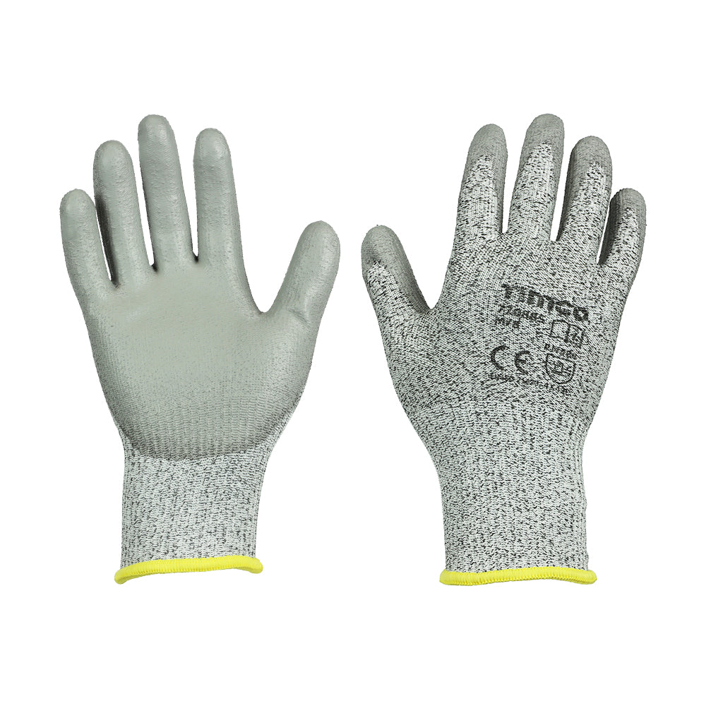 TIMCO High Cut PU Coated HPPE Fibre with Glass Fibre Gloves