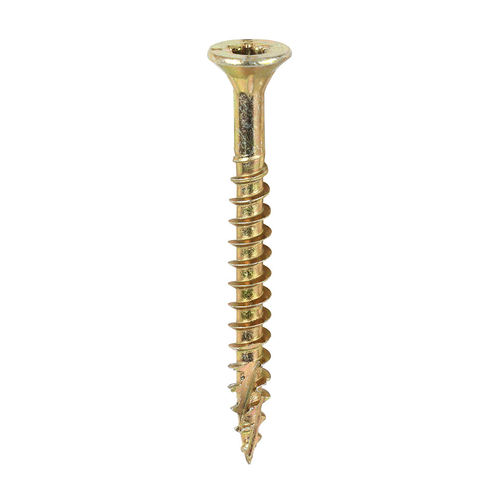 TIMCO C2 Clamp-Fix Multi-Purpose Premium Countersunk Gold Woodscrews - TUB
