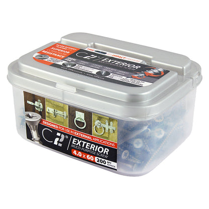 TIMCO C2 Exterior Multi-Purpose Premium Countersunk Silver Woodscrews