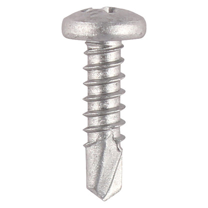 TIMCO Window Fabrication Screws Pan PH Self-Tapping Self-Drilling Point - Martensitic Stainless Steel & Silver Organic