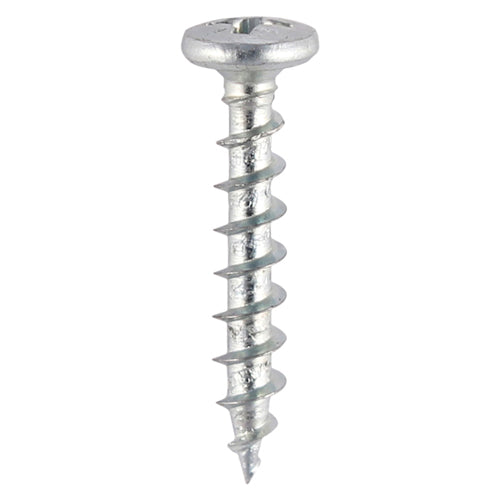 TIMCO Window Fabrication Screws Friction Stay Shallow Pan Countersunk PH Single Thread Gimlet Point - Zinc